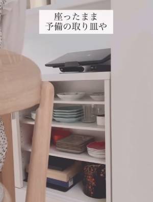 ダイニングに収納場所がないなら？　デッドスペース活用テクに「こんな使い方があったとは」