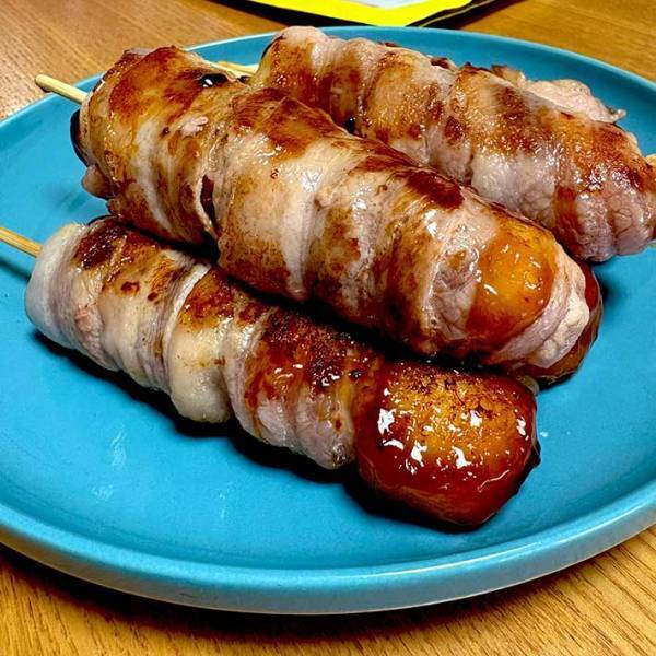 豚バラ肉で巻いたのは？　『最高のご馳走』に「こんな組み合わせがあるのか」