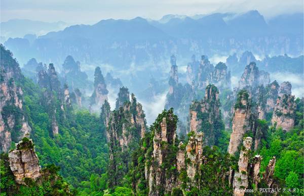 水墨画みたいな『写真』　奈良県の景色に「すごすぎる」「ドラゴンボールみたい」