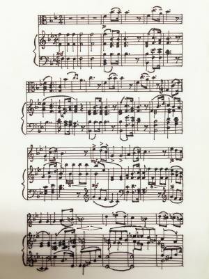 男性が書いた『楽譜』に、驚く人が続出！　よく見てみると…？