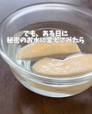 リンゴの変色を防ぐ『魔法の水』　作り方に「それだけで…」「不思議」