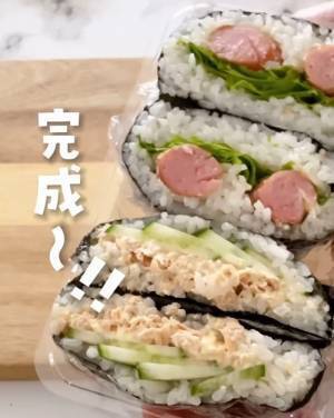 崩れやすい『おにぎらず』　あるモノを使うと？　「完璧」「きれいに作れる」