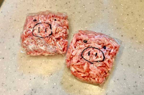 「豚ひき肉ってすぐ分かる」　冷凍保存の工夫に『１０万いいね』