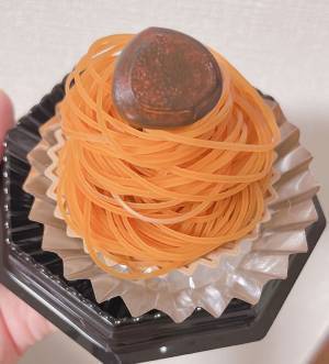 「食べてしまいそうな再現度」　モンブランに見えるものの正体とは？