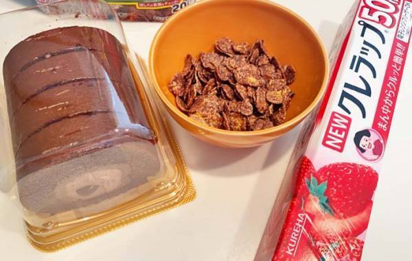 ロールケーキを崩したら…　できたものに「本物みたい」「子供も大喜び」