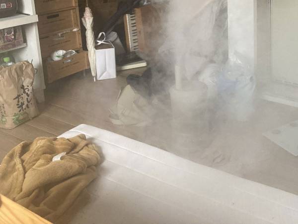 新しい加湿器を使ったら…「笑っちゃった」「火事の勢い」