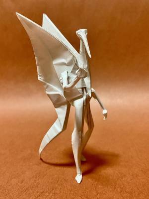 折り鶴を作った男性　完成後の姿に「めっちゃ元気出た」「少年漫画かな？」