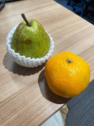 「完全にどうぶつの森だった…」　職場の同僚に、ミカンを渡した結果？