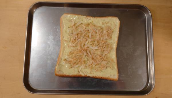 ワサビマヨが決め手！　桜えびとチーズのおいしい簡単トーストレシピ