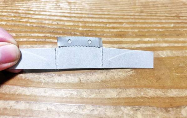 ラップの刃を切り取って…　試した結果に「すごくきれい！」