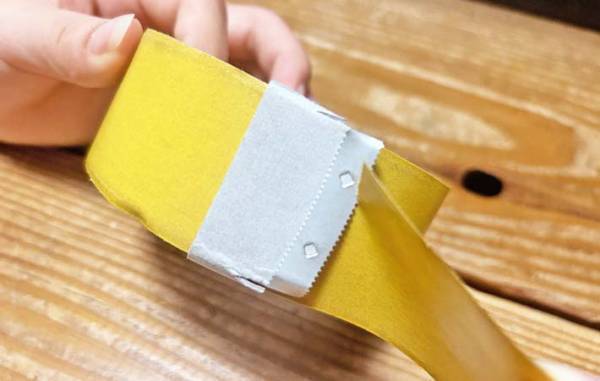 ラップの刃を切り取って…　試した結果に「すごくきれい！」