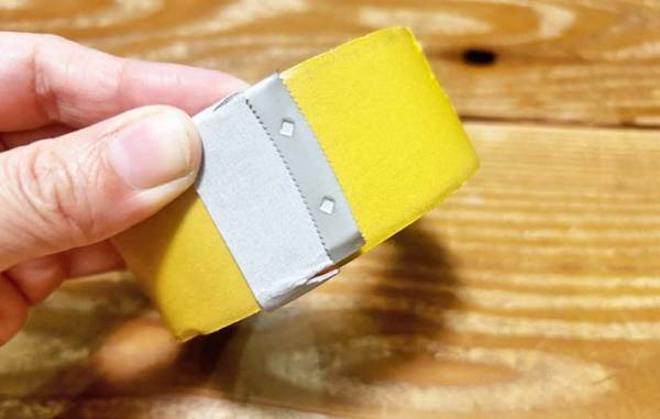 ラップの刃を切り取って…　試した結果に「すごくきれい！」