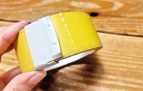 ラップの刃を切り取って…　試した結果に「すごくきれい！」