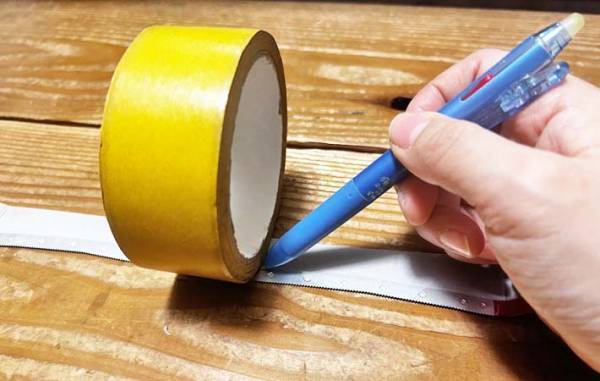 ラップの刃を切り取って…　試した結果に「すごくきれい！」