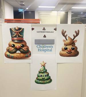 小児病院の『クリスマスの飾り』が？　貼り紙に「１００点」「最高かよ！」