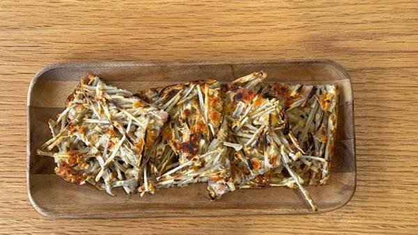 ゴボウを細切りにして…　完成したモノに「無限に食べられる」「あまりにも有能」