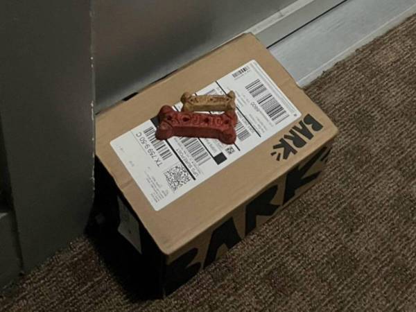 「なんて優しい人なんだろう」　配達された荷物の上に置かれているのは…？