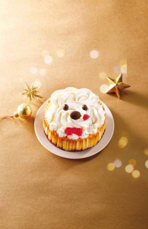 ミニストップの『クリスマスケーキ』に「かわいくて食べられない…」　１人用サイズも？