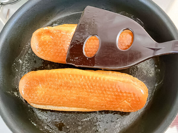 セブンのあんバターサンド、焼いてみて！　甘党にはたまらないレシピに「大満足」