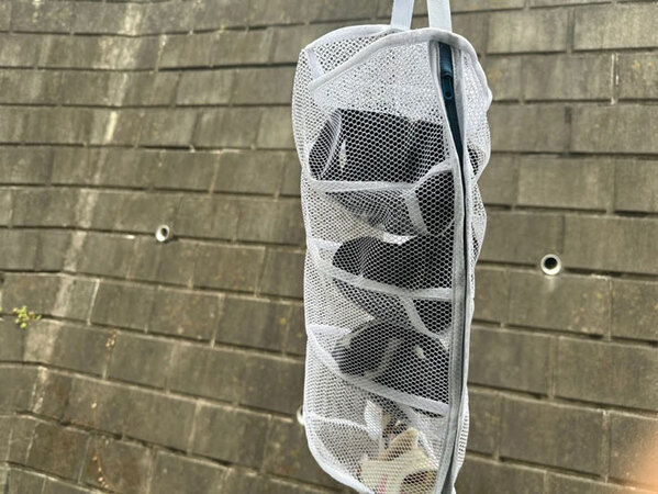 スリコで売ってる、ランドリーネット　数時間干した結果に「感動した」「いいね」