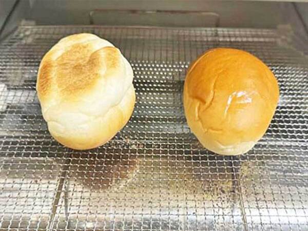 まだそのまま焼いてる？　ロールパンは焼く前に…「ビックリ！」