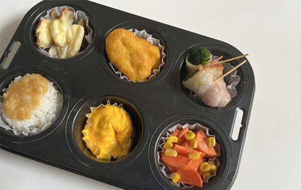 弁当作りに困ったらコレ！　カップを６つ用意して…「いいこと知った」「試します」
