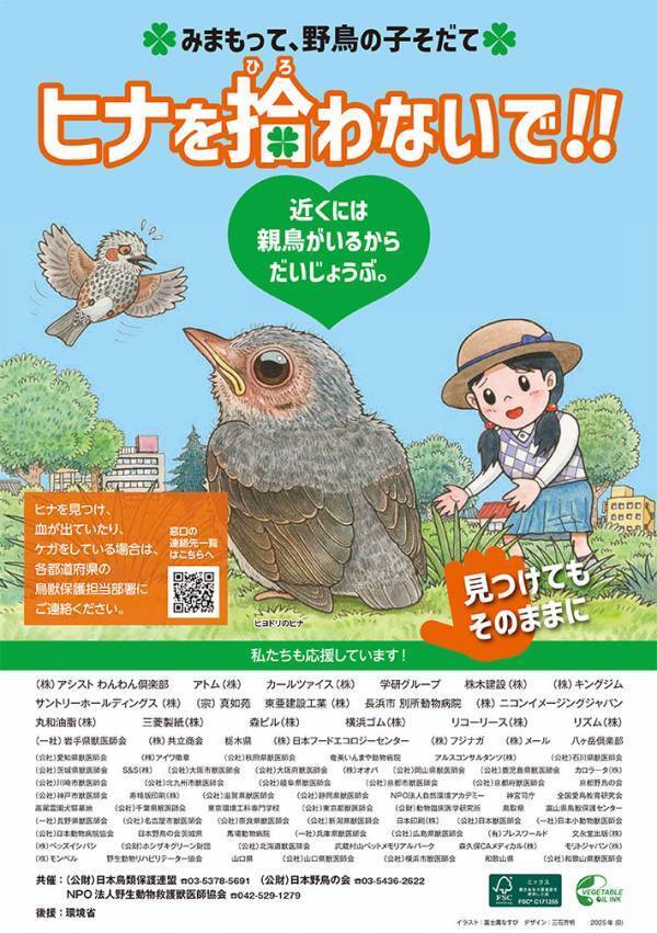 ヒナが落ちてたら助ける？放っておく？　正しい対処法は…