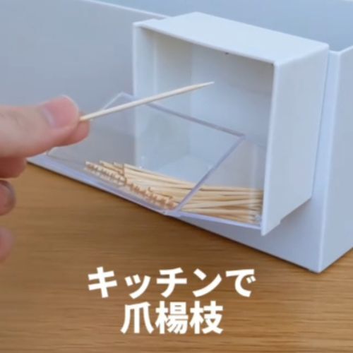 １００均のクリップスイングケース　クリップだけではなく…　「万能でびっくり」「思い付かなかった」