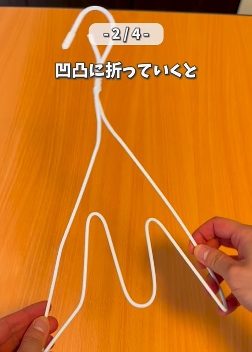 ワイヤーハンガーが余っていたら…　活用法に「こんなに便利なんだ」