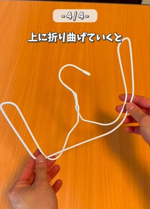 ワイヤーハンガーが余っていたら…　活用法に「こんなに便利なんだ」