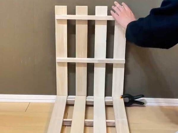 １００均の『すのこ』を組み立てて…　作ったものに「発想がすごい」「真似してみる」