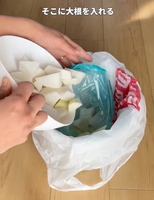 余った大根がおつまみに変身！　斬新なレシピに「ナイスアイディア」