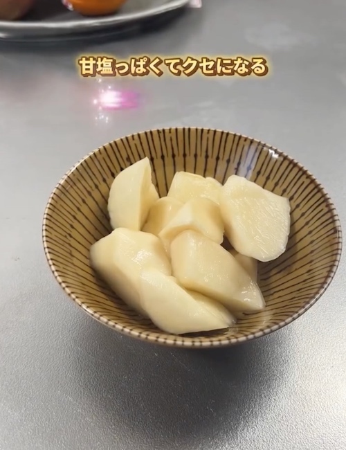 余った大根がおつまみに変身！　斬新なレシピに「ナイスアイディア」