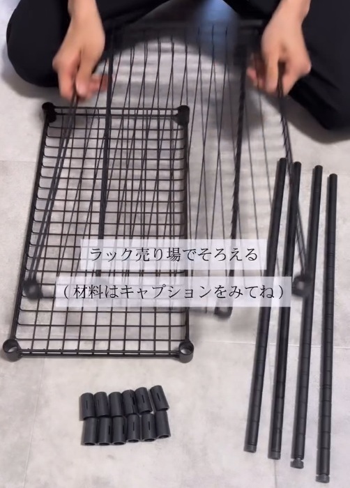 シンク上のデッドスペースが大変身！　１００均アイテムで水切り棚を作る裏技