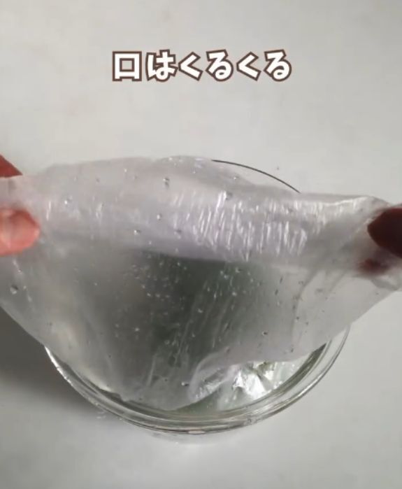 水を入れた袋に漬けて『３分』　するとブロッコリーが…？