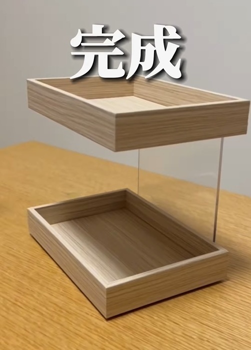 まるで雑貨屋さん！　１００均アイテムで作る収納ラックに「めっちゃ素敵」「絶対作る」