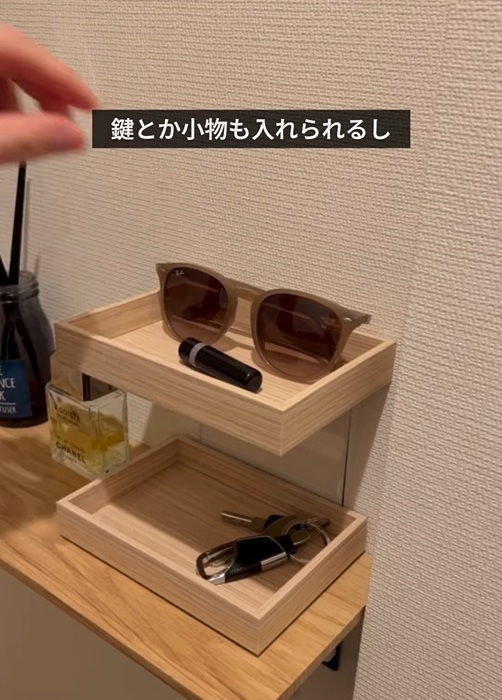 まるで雑貨屋さん！　１００均アイテムで作る収納ラックに「めっちゃ素敵」「絶対作る」