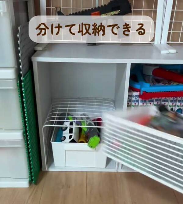 『ダイソー』のワイヤーネット　折り曲げるだけで？　「目からウロコ」