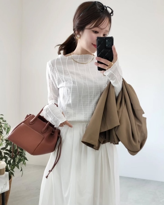 デートコーデにも使えるGUの『バブルアイテム』３選　「全部欲しい」「毎日着たい」