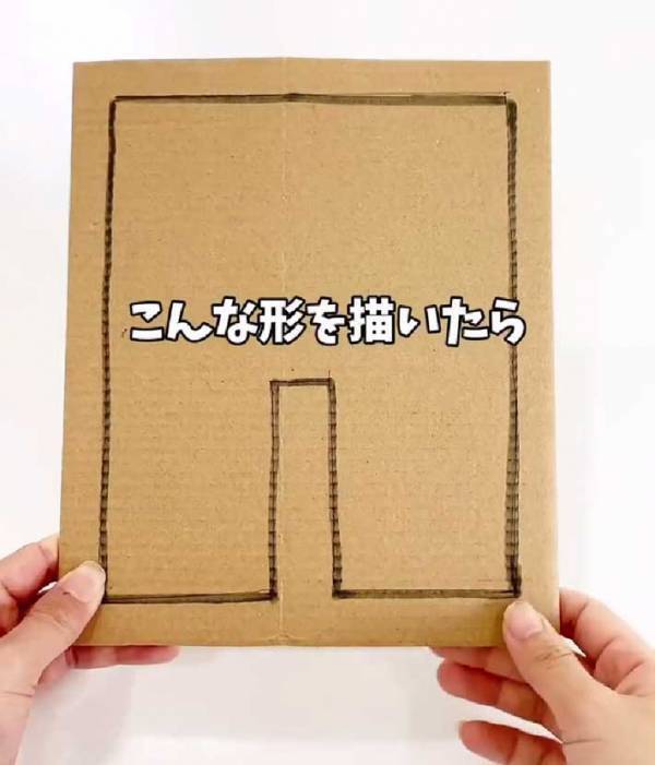 厚紙に透明テープを貼って…　できたものに「素敵すぎる」「やってみます！」
