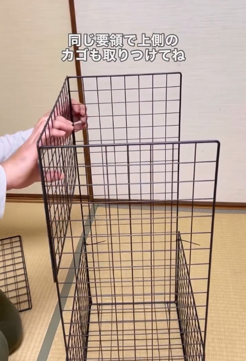 １００均で『ワイヤーネット』を買った父　作ったモノが？「こういうの助かる！」「よし、マネする」