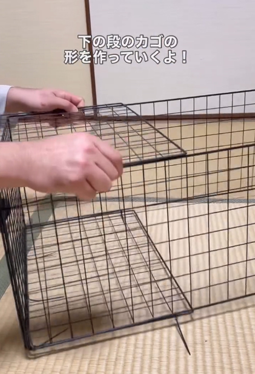 １００均で『ワイヤーネット』を買った父　作ったモノが？「こういうの助かる！」「よし、マネする」