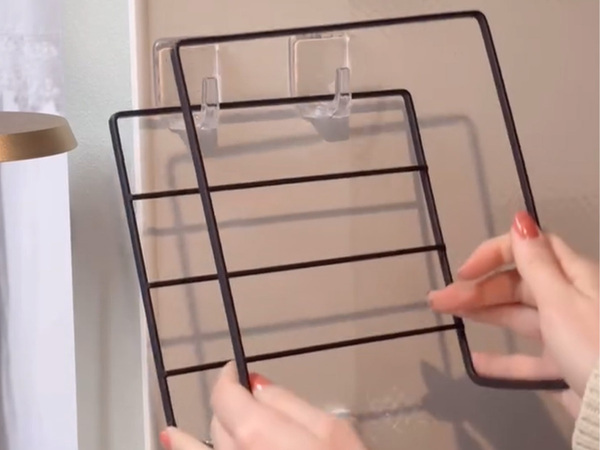 その手があったか！　１００均のワイヤーラック、意外な使い道に驚き