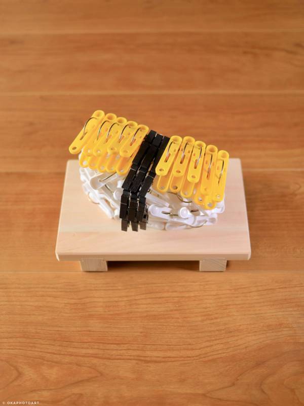 洗濯バサミを組み合わせて…　できたものに「リアルすぎ」「絶妙」