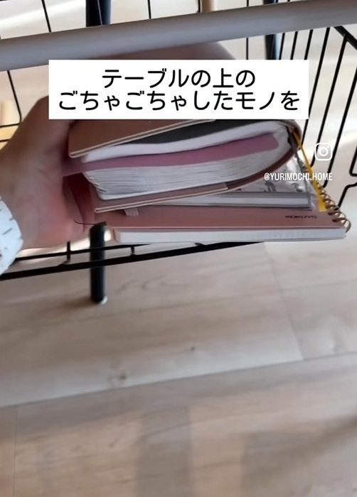 収納上手はテーブルに『何も置かない』　隠し収納に「ナイスアイディア！」