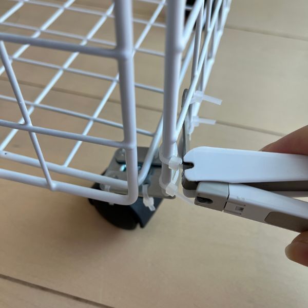 ワイヤーネットをつないだら…　完成したモノが想像以上の仕上がりに！