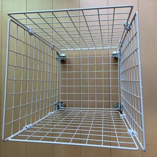 ワイヤーネットをつないだら…　完成したモノが想像以上の仕上がりに！