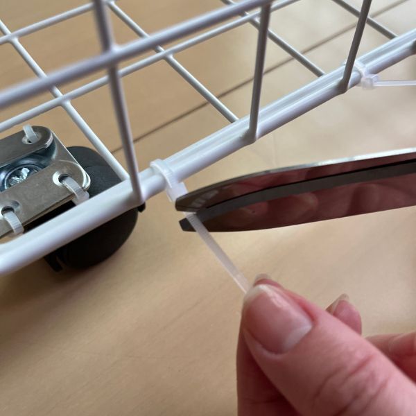 ワイヤーネットをつないだら…　完成したモノが想像以上の仕上がりに！