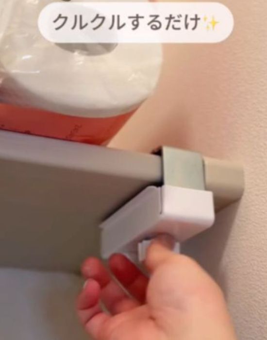 トイレの収納棚で試してみて！　劇的に使いやすくなるお手軽DIY