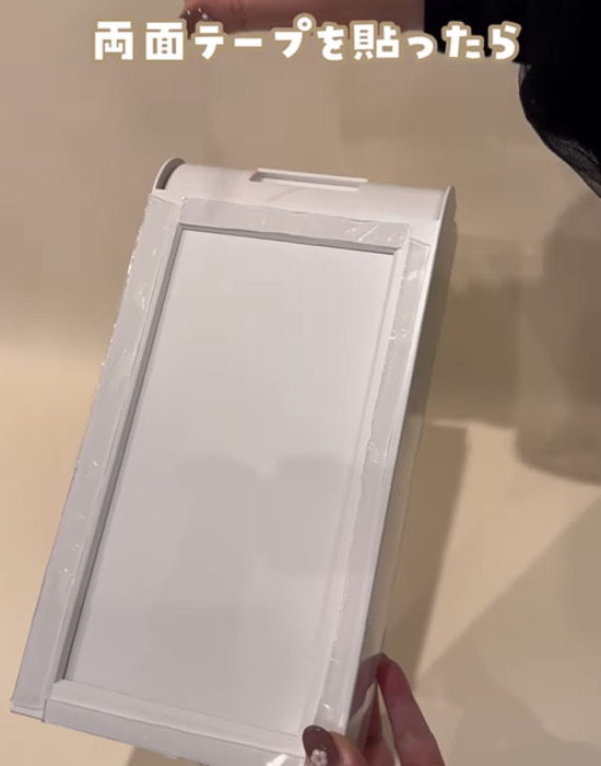 洗面台のデッドスペースに『ジャストフィット』　DIYしたものは…　「すごっ」